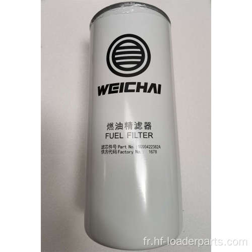 Filtre de carburant du moteur Weichai 1000422382A 612630080087A